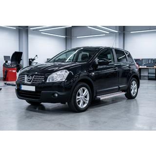 Praguri Laterale Maya Rosu-Gri (2 buc, Aluminiu) Nissan Qashqai 2007-2010 foto 1