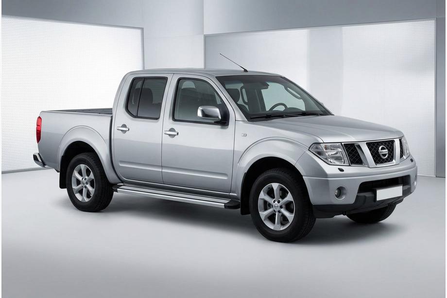 Nissan Navara 2006-2015 Praguri Laterale Maya V4 (2 buc, Aluminiu) Foto 1