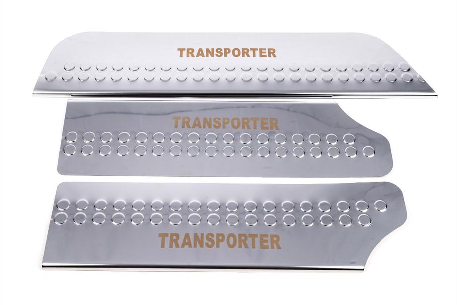 Volkswagen T4 Transporter 1990-2003 Praguri interioare tip-4 (otel inoxidabil) Set 4 bucati Foto 5