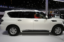 Nissan Patrol Y62 2010-2024 Molduri usi (4 buc, crom) foto 4