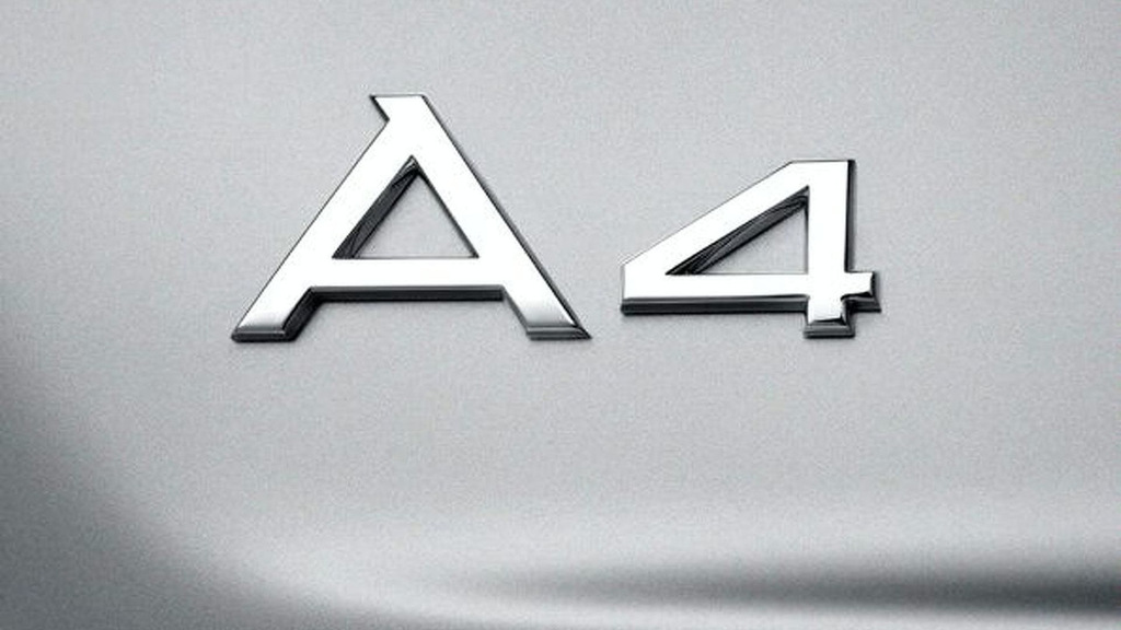Sigla A4 pentru Audi