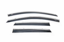 Toyota Auris 2012-2018 Deflectoare geam cu ornament cromat Niken (2012-2015, HB/SW, 4 buc) foto 2