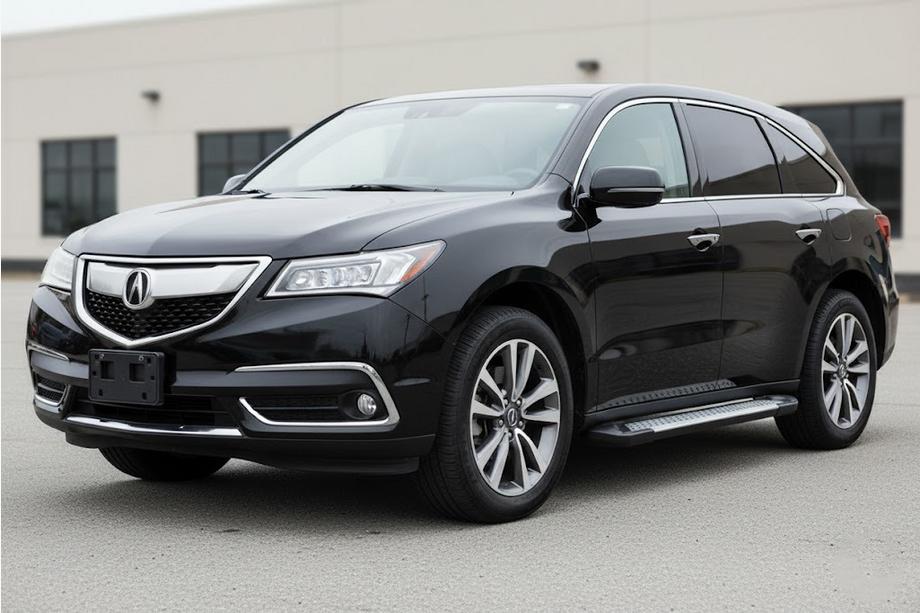 Acura MDX 2013-2020 Praguri laterale Allmond Grey (2 buc, aluminiu) Foto 1