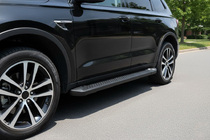 Acura MDX 2013-2020 Praguri Laterale Allmond Black (2 buc, Aluminiu) foto 1