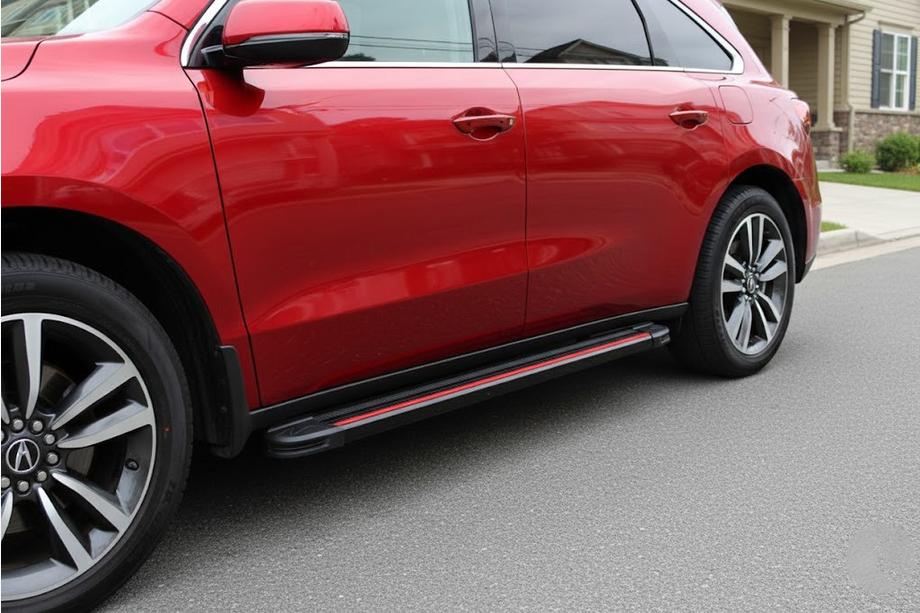 Acura MDX 2013-2020 Praguri Laterale Maya Red (2 buc, Aluminiu) Foto 1