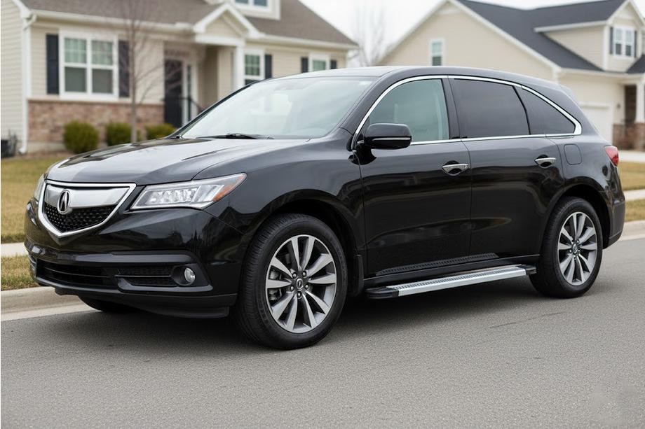Acura MDX 2013-2020 Praguri Laterale Maya V2 (2 buc, Aluminiu) Image