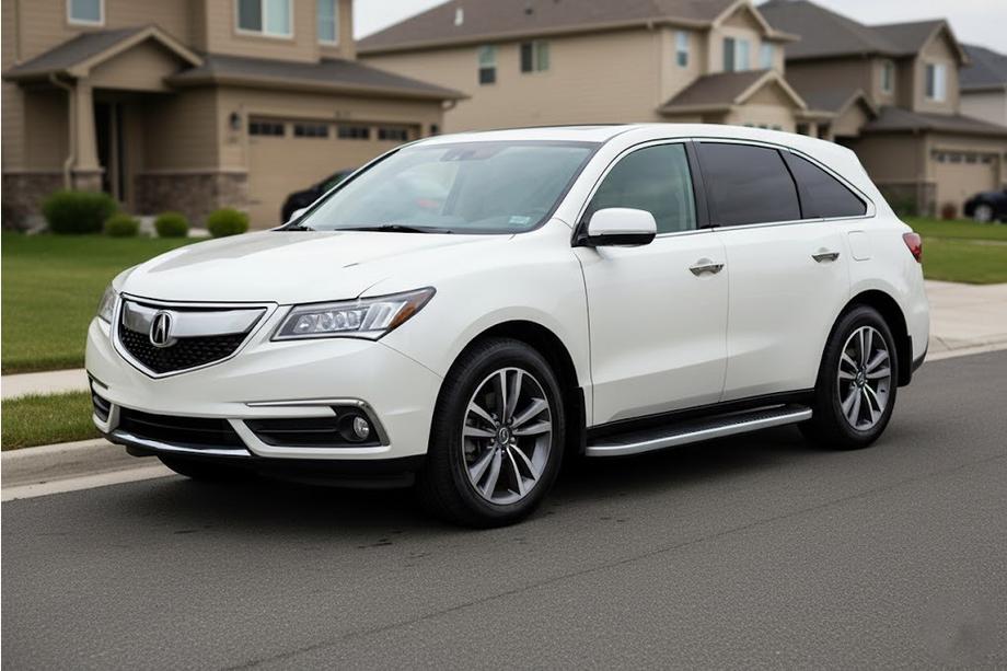 Acura MDX 2013-2020 Praguri Laterale Tayga Grey (2 buc, Aluminiu) Image