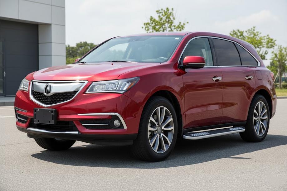 Acura MDX 2013-2020 Praguri Laterale Tayga V2 (2 buc, Aluminiu) Image