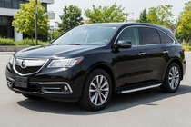 Acura MDX 2013-2020 Praguri Laterale BlackLine (2 buc, Aluminiu) foto 1