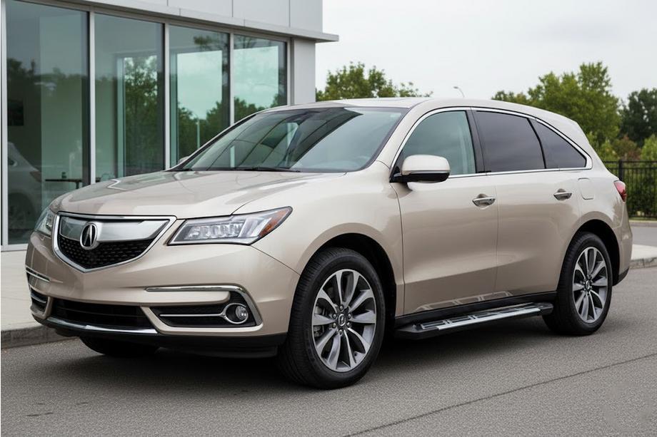 Acura MDX 2013-2020 Praguri Laterale Sunrise (2 buc, Aluminiu) Image
