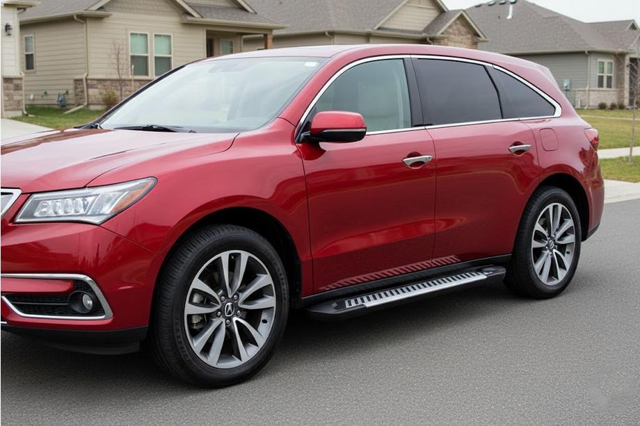 Acura MDX 2013-2020 Praguri Laterale Line (2 buc, Aluminiu) Image