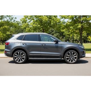 Praguri Laterale Bosphorus Black (2 buc, Aluminiu) Acura MDX 2013-2020 foto 1