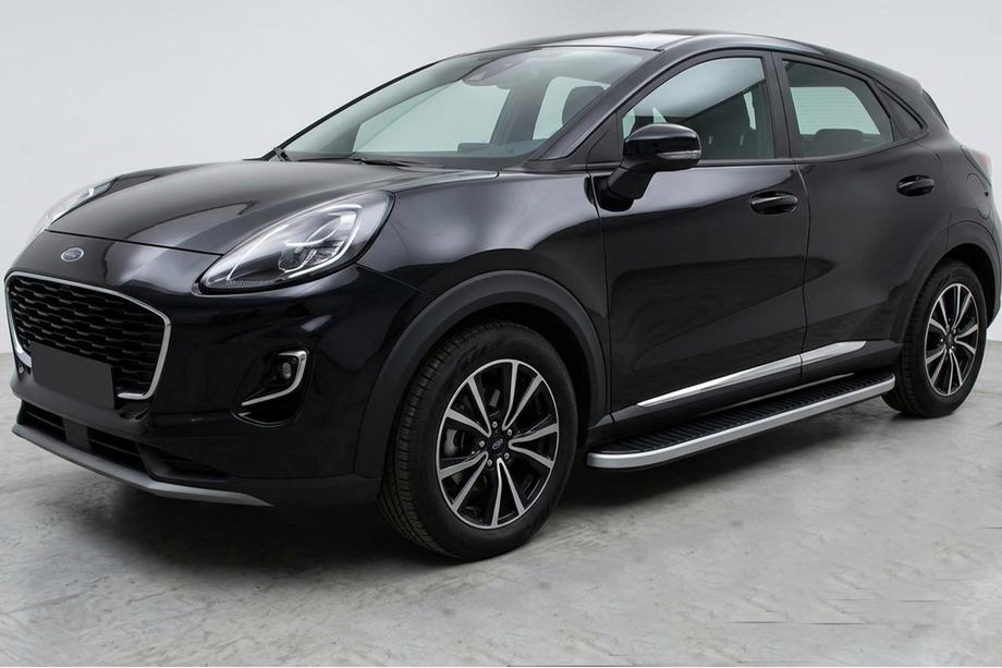 Ford Puma 2019- Praguri Laterale Tayga Grey (2 buc, Aluminiu) Image