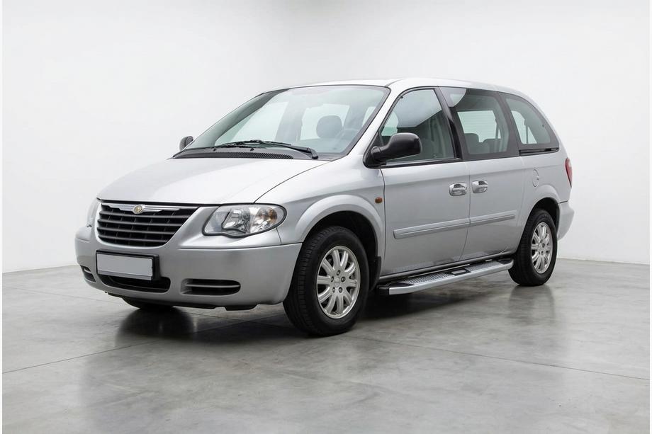 Chrysler Voyager 2001-2007 Praguri Laterale Mevsim Grey (2 buc, Aluminiu) Image