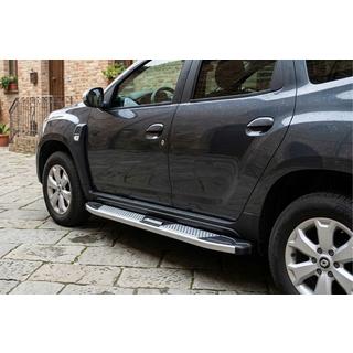 Praguri Laterale Mevsim Grey (2 buc, Aluminiu) Dacia Duster 2018-2024 foto 1