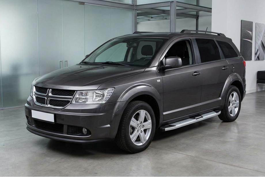 Dodge Journey 2008-2020 Praguri Laterale Mevsim Grey (2 buc, Aluminiu) Foto 1