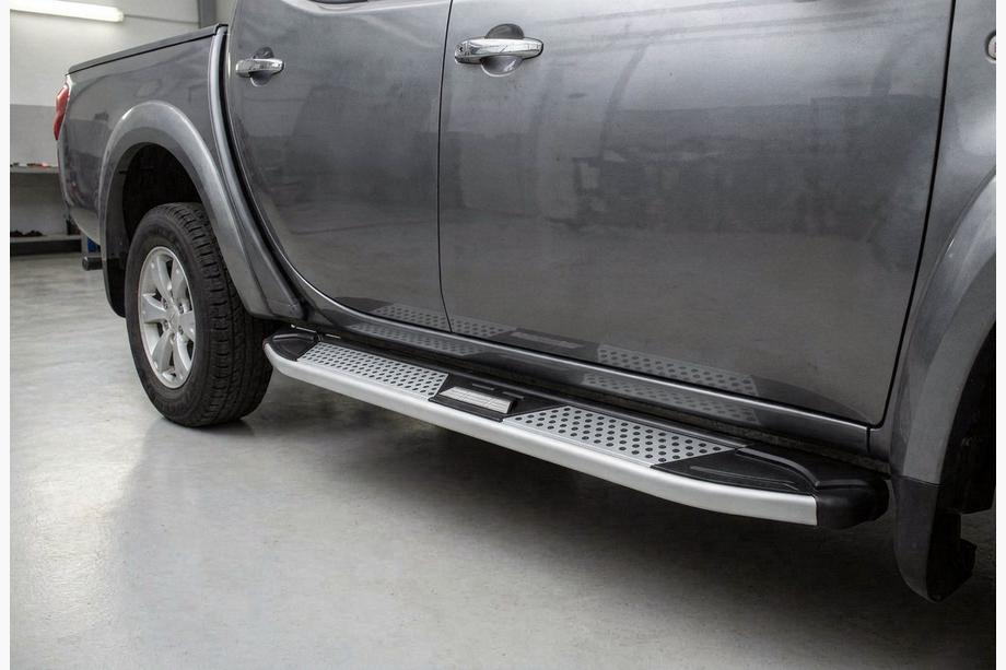 Fiat Fullback 2016- Praguri Laterale Mevsim Grey (2 buc, Aluminiu) Foto 1