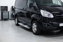Ford Custom 2013-2022 Praguri Laterale Mevsim Grey (2 buc, Aluminiu) foto 1