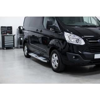 Praguri Laterale Mevsim Grey (2 buc, Aluminiu) Ford Custom 2013-2022 foto 1