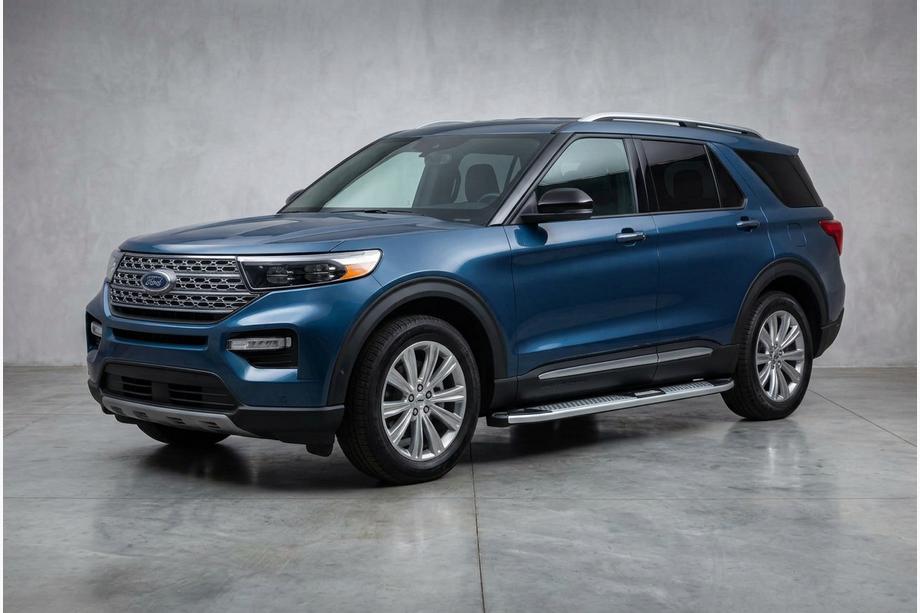 Ford Explorer 2019- Praguri Laterale Mevsim Grey (2 buc, Aluminiu) Foto 1