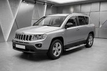 Jeep Compass 2006-2016 Praguri Laterale Mevsim Grey (2 buc, Aluminiu) foto 1