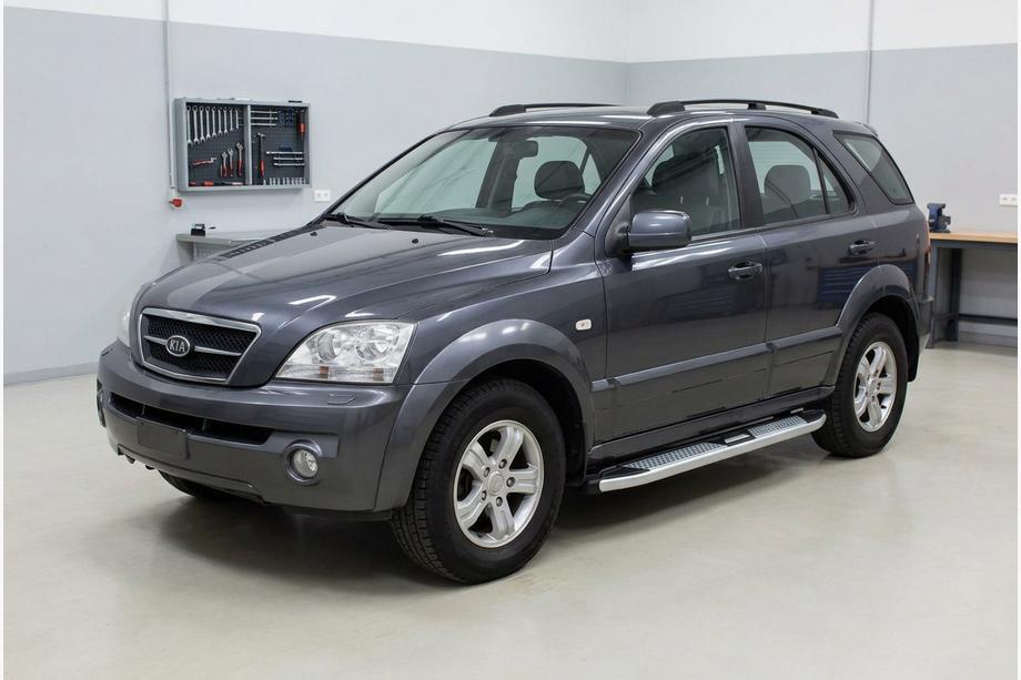 Kia Sorento I BL 2002-2009 Praguri Laterale Mevsim Grey (2 buc, Aluminiu) Foto 1
