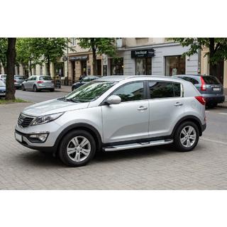 Praguri Laterale Mevsim Grey (2 buc, Aluminiu) Kia Sportage 2010-2015 foto 1