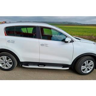 Praguri Laterale Mevsim Grey (2 buc, Aluminiu) Kia Sportage 2015-2021 foto 3