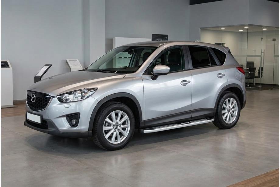 Mazda CX-5 2012-2017 Praguri Laterale Mevsim Grey (2 buc, Aluminiu) Image