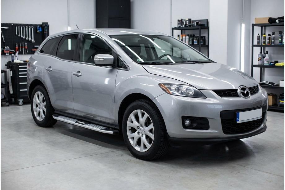 Mazda CX-7 2006-2012 Praguri Laterale Mevsim Grey (2 buc, Aluminiu) Foto 1