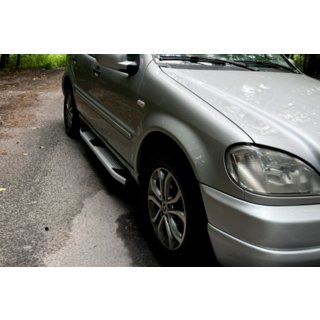 Praguri Laterale Mevsim Grey (2 buc, Aluminiu) Mercedes ML W163 1997-2005 foto 2