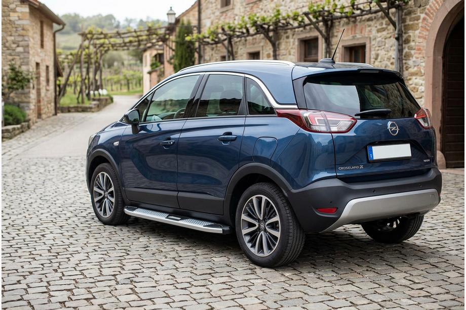 Opel Crossland X 2017-2024 Praguri Laterale Mevsim Grey (2 buc, Aluminiu) Foto 1