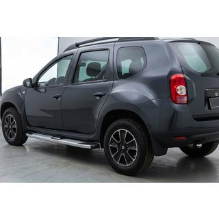 Praguri Laterale Mevsim Grey (2 buc, Aluminiu) Renault Duster 2008–2017 foto 1