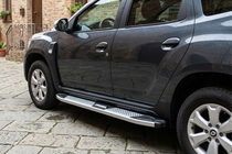 Renault Duster 2018-2024 Praguri Laterale Mevsim Grey (2 buc, Aluminiu) foto 1