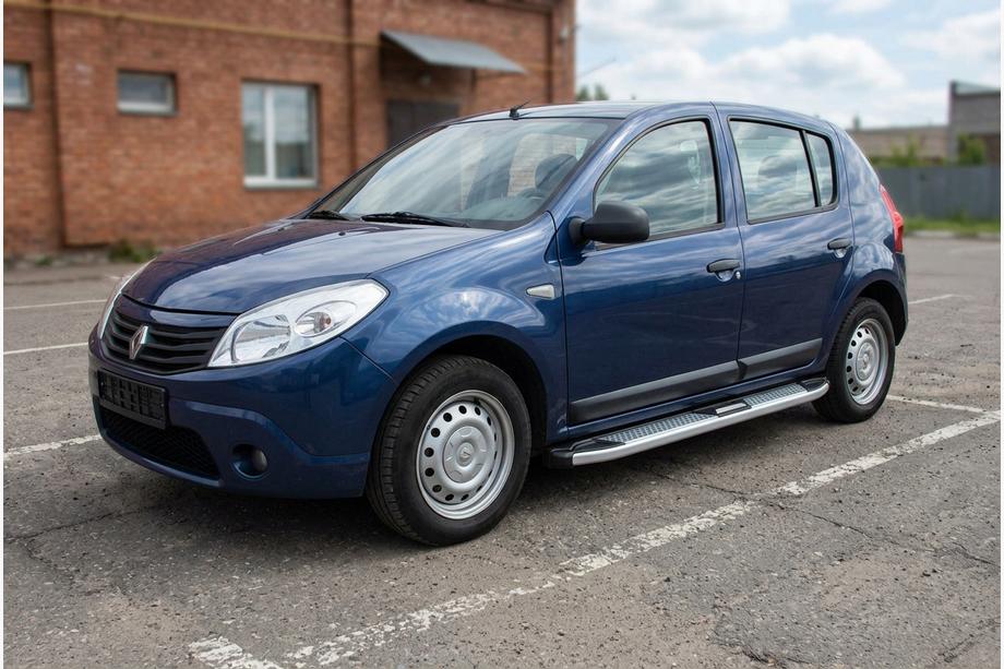 Renault Sandero 2007-2013 Praguri Laterale Mevsim Grey (2 buc, Aluminiu) Foto 1