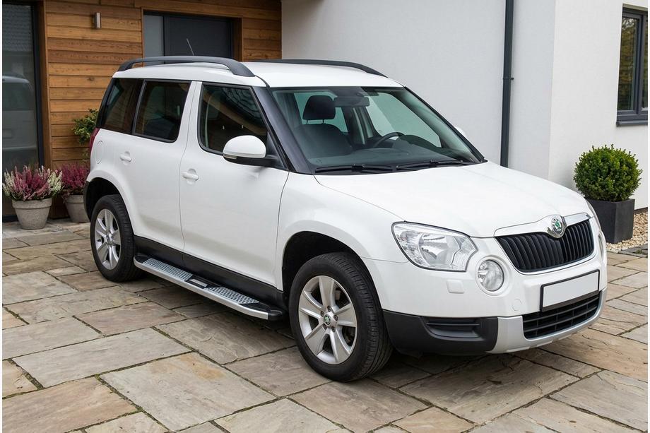 Skoda Yeti 2009-2017 Praguri Laterale Mevsim Grey (2 buc, Aluminiu) Foto 1