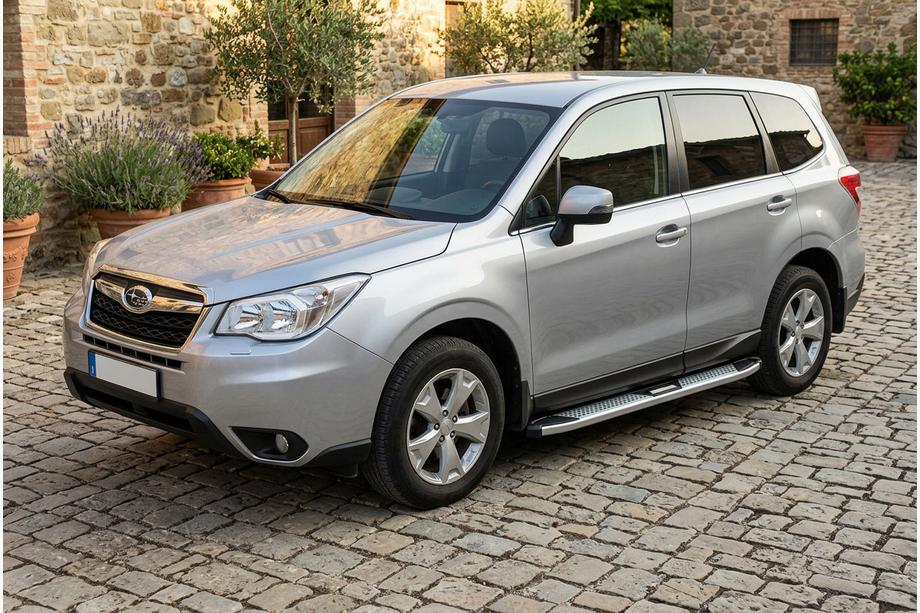 Subaru Forester 2013-2018 Praguri Laterale Mevsim Grey (2 buc, Aluminiu) Foto 1