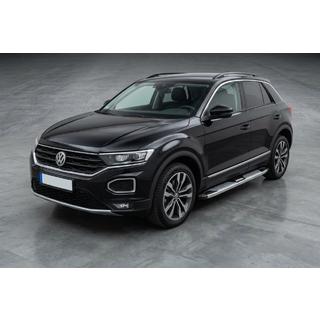 Praguri Laterale Mevsim Grey (2 buc, Aluminiu) Volkswagen T-Roc 2017-2025 foto 1
