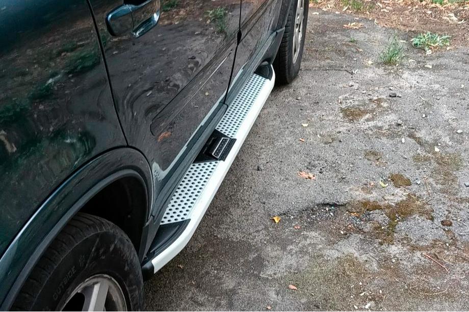 Volvo XC90 2002-2014 Praguri Laterale Mevsim Grey (2 buc, Aluminiu) Foto 1