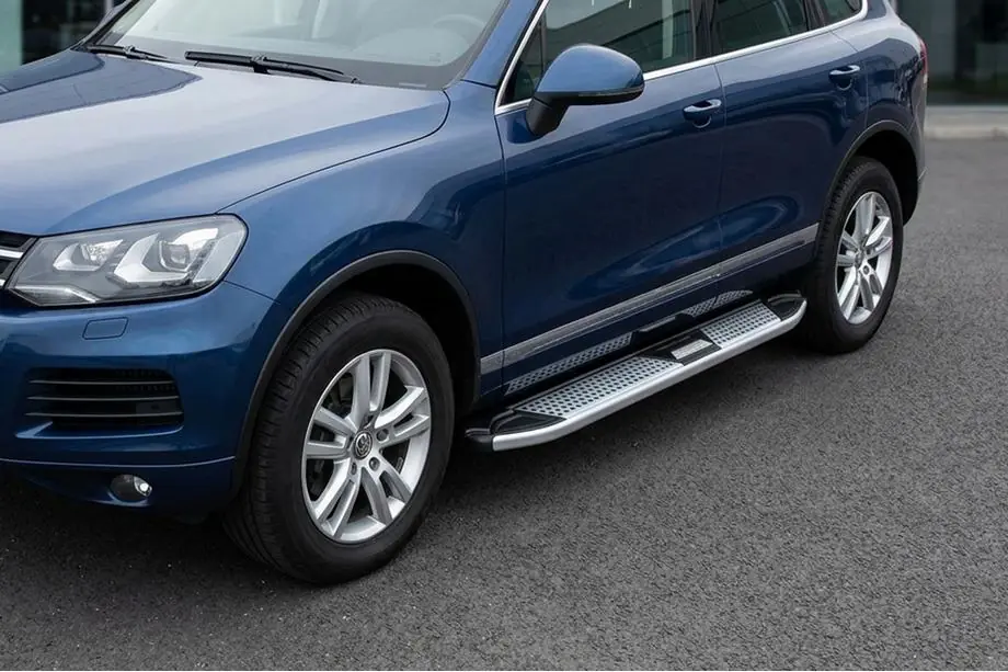 Porsche Cayenne 2003–2010 Praguri Laterale Mevsim Grey (2 buc, Aluminiu) Foto 1