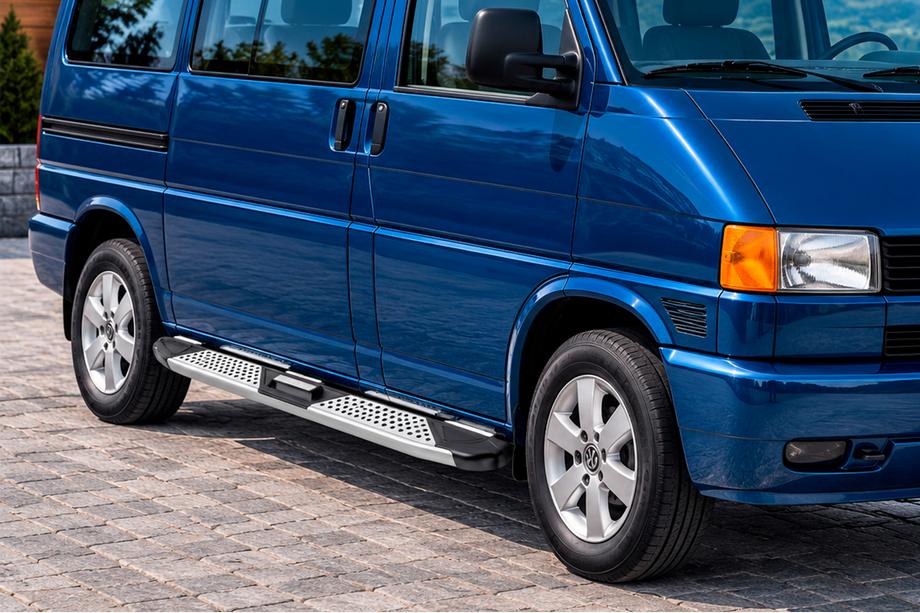 Volkswagen T4 Caravelle/Multivan 1990–2003 Praguri Laterale Mevsim Grey (2 buc, Aluminiu) Foto 1