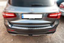 Mercedes GLC X253 2015-2022 Protectie bara spate Carmos (2015-2019, inox) foto 4