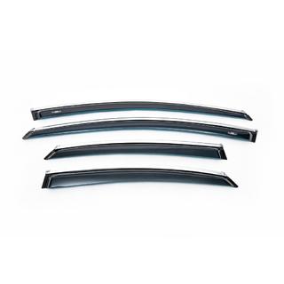 Deflectoare geamuri cu ornament cromat SD (4 buc, HIC) foto 2