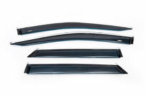 Lexus RX 2016-2022 Deflectoare geamuri cu ornament crom LONG (4 buc, HIC) foto 4