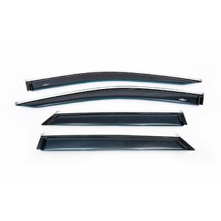 Deflectoare geamuri cu ornament crom LONG (4 buc, HIC) Lexus RX 2016-2022 foto 4