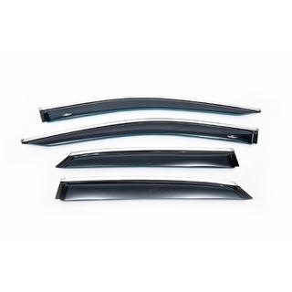 Deflectoare geam cu ornament cromat Short (4 buc, HIC) Lexus RX 2016-2022 foto 3