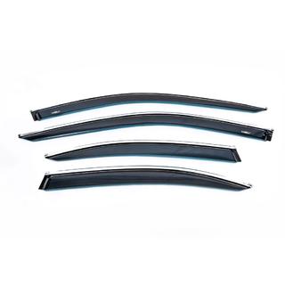 Deflectoare geamuri cu ornament cromat SD (4 buc, HIC) foto 2