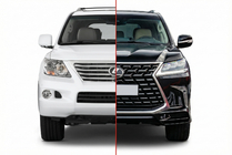 Lexus LX570/450d 2008-2022 Kit conversie facelift de la model 2008-2016 la TRD Sport (2021+) foto 1