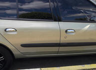 Renault Symbol 1999-2008 Capace Manere Cromate (Otel Inoxidabil) foto 2