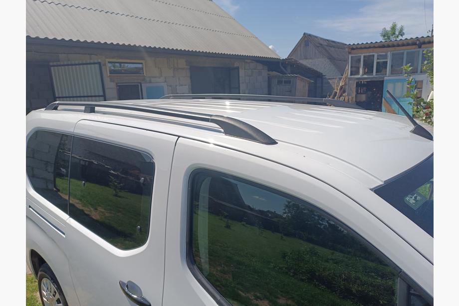 Opel Combo 2019- Bare longitudinale OmsaLine Solid (2 buc, negre) Image